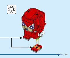 LEGO 40672 instructions page 53 – build guide