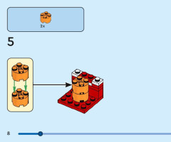 LEGO 40672 instructions page 8 – build guide