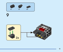 LEGO 40672 instructions page 11 – build guide