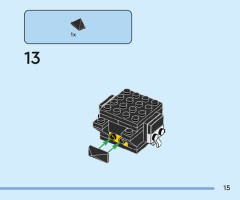 LEGO 40672 instructions page 15 – build guide