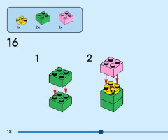 LEGO 40672 instructions page 18 – build guide