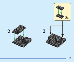 LEGO 40672 instructions page 23 – build guide