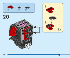 LEGO 40672 instructions page 26 – build guide