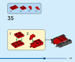 LEGO 40672 instructions page 45 – build guide
