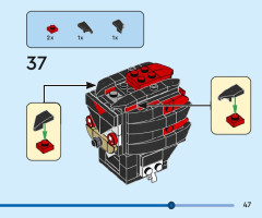 LEGO 40672 instructions page 47 – build guide