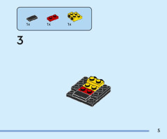 LEGO 40672 instructions page 5 – build guide
