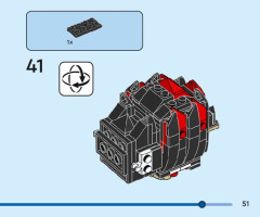 LEGO 40672 instructions page 51 – build guide