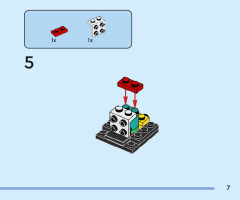 LEGO 40672 instructions page 7 – build guide