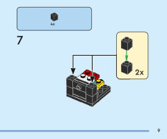 LEGO 40672 instructions page 9 – build guide