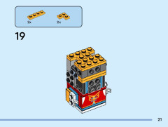 LEGO 40673 instructions page 21 – build guide