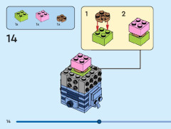 LEGO 40674 instructions page 14 – build guide