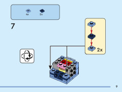 LEGO 40674 instructions page 9 – build guide
