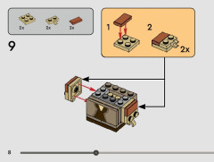 LEGO 40676 instructions page 8 – build guide