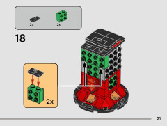 LEGO 40676 instructions page 21 – build guide