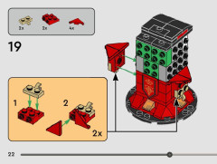 LEGO 40676 instructions page 22 – build guide