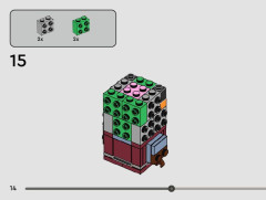 LEGO 40676 instructions page 14 – build guide