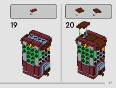 LEGO 40676 instructions page 17 – build guide