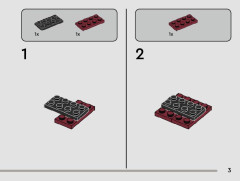 LEGO 40676 instructions page 3 – build guide