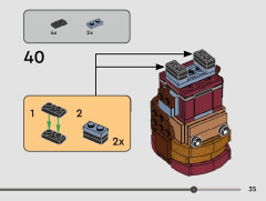 LEGO 40676 instructions page 35 – build guide