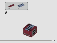 LEGO 40676 instructions page 7 – build guide