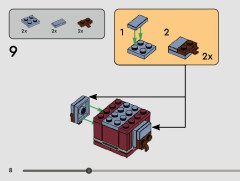 LEGO 40676 instructions page 8 – build guide