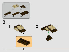 LEGO 40676 instructions page 8 – build guide