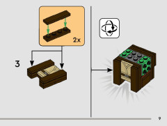 LEGO 40676 instructions page 9 – build guide