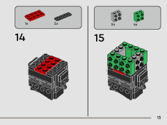 LEGO 40676 instructions page 13 – build guide