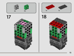 LEGO 40676 instructions page 15 – build guide