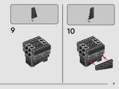 LEGO 40676 instructions page 9 – build guide