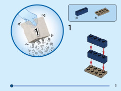 LEGO 40677 instructions page 3 – build guide