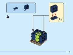 LEGO 40677 instructions page 5 – build guide