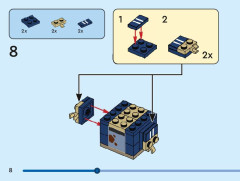 LEGO 40677 instructions page 8 – build guide