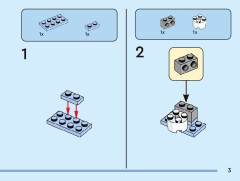 LEGO 40677 instructions page 3 – build guide