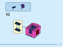 LEGO 40677 instructions page 11 – build guide