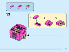 LEGO 40677 instructions page 15 – build guide