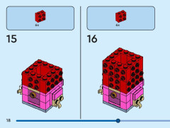 LEGO 40677 instructions page 18 – build guide