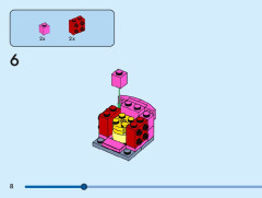 LEGO 40677 instructions page 8 – build guide