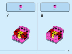 LEGO 40677 instructions page 9 – build guide