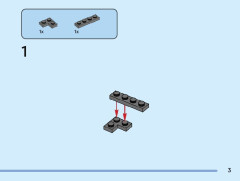 LEGO 40677 instructions page 3 – build guide