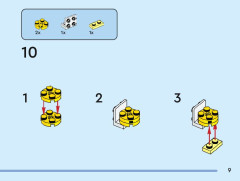 LEGO 40677 instructions page 9 – build guide