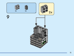 LEGO 40677 instructions page 11 – build guide