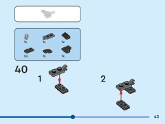 LEGO 40677 instructions page 43 – build guide