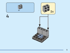 LEGO 40677 instructions page 5 – build guide
