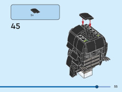 LEGO 40677 instructions page 55 – build guide