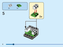 LEGO 40677 instructions page 6 – build guide