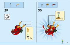 LEGO 40678 instructions page 73 – build guide
