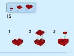 LEGO 40679 instructions page 17 – build guide
