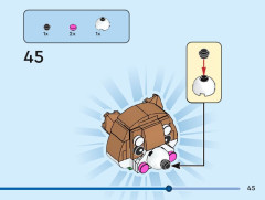 LEGO 40679 instructions page 45 – build guide