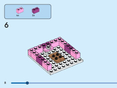 LEGO 40679 instructions page 8 – build guide